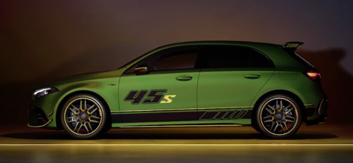 Mercedes AMG A 45 S 4MATIC+ als Sondermodell „Limited Edition“ ab sofort bestellbar Mercedes AMG A 45 S 4MATIC+ can now be ordered as a special “Limited Edition” model