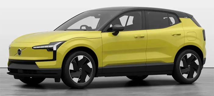 VolvoEX30geel