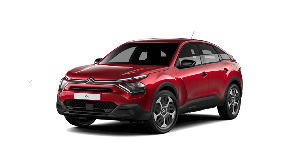 CitroënC4witteAchtergrond