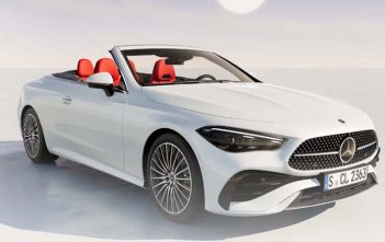 MercedesBenzCLEcabrioWitteAchtergrond