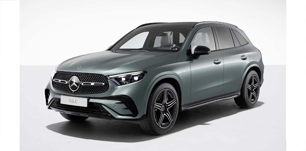 Update voor Mercedes-Benz C-klasse en GLC MercedesBenzGLCwitteAchtergrond