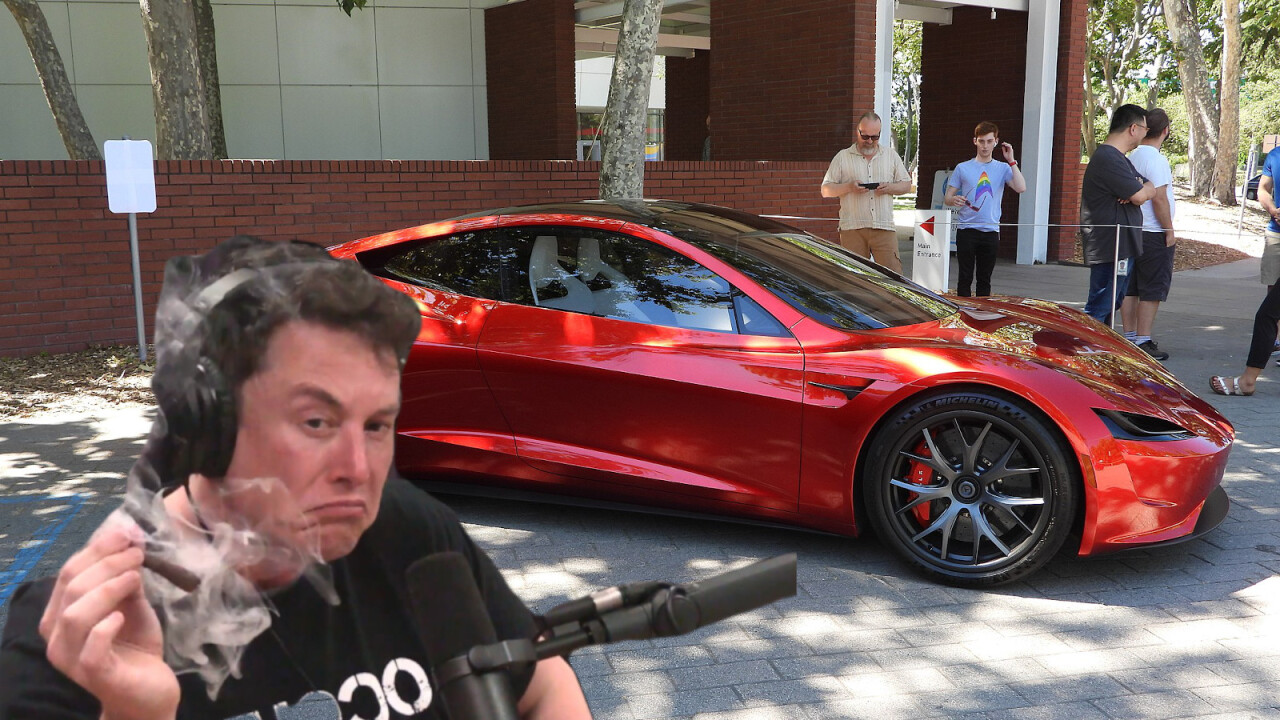 Tesla Roadster: Elon Musk ziet ze vliegen MuskTeslaRoadster