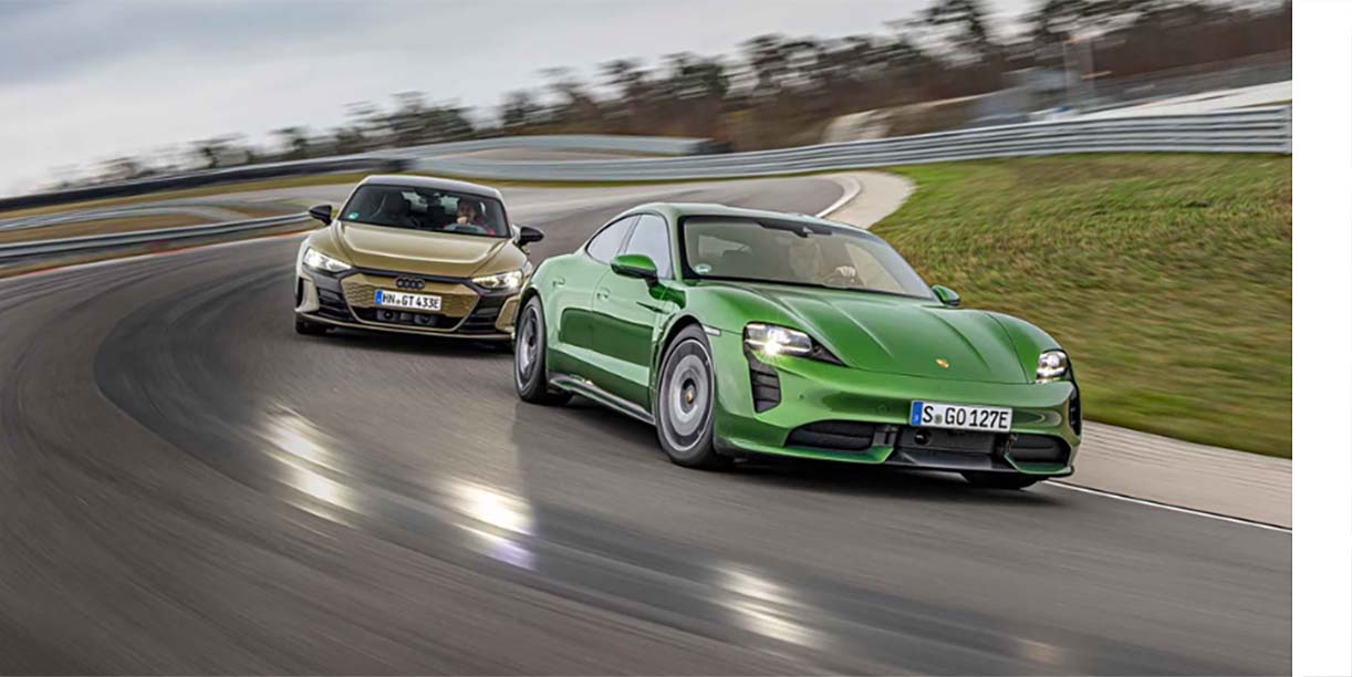 AudiEtronGTporscheTaycan