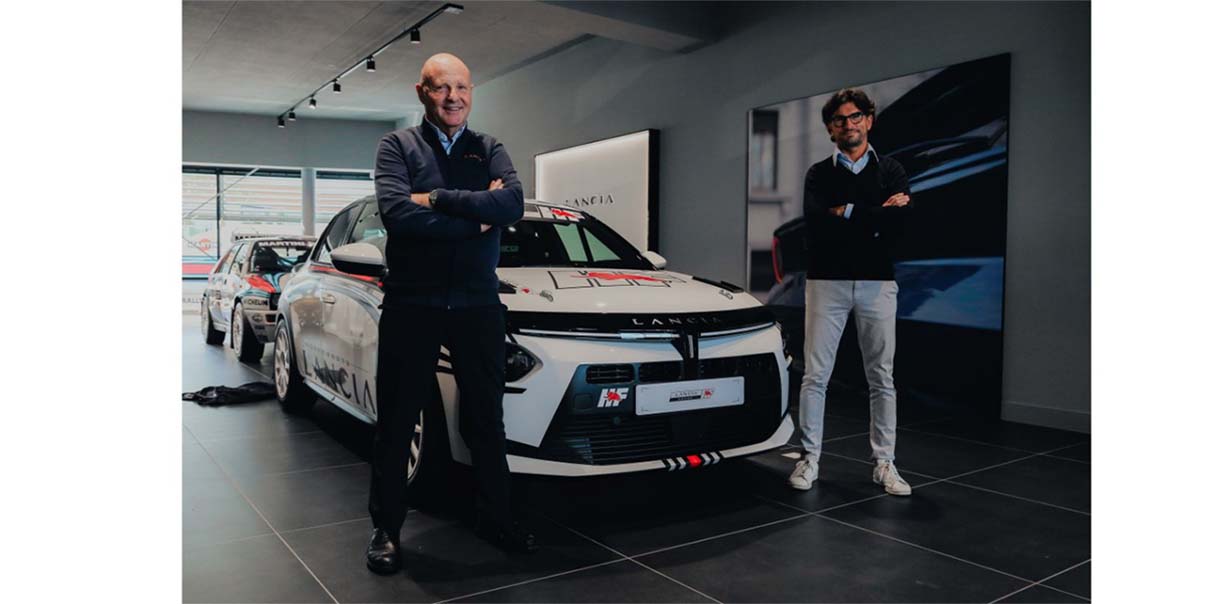 Lancia Ypsilon Rally 4 HF en rallylegende Miki Biasion brengen bezoek aan Nederland LanciaNederlandYpsilonHF