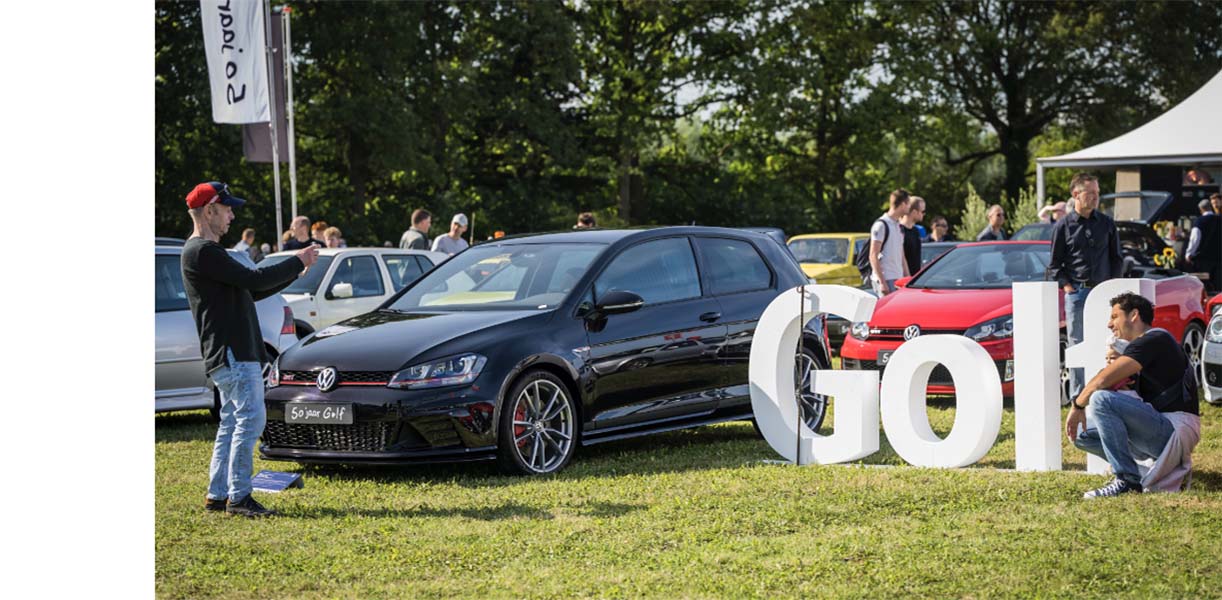 50 jaar Volkswagen Golf stijlvol gevierd op Wheels Mariënwaerdt VolkswagenGolf50jaar