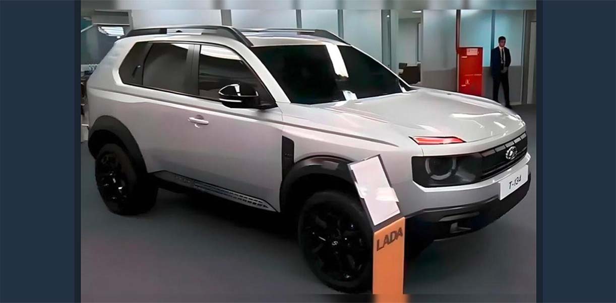 Dit zijn de eerste beelden van de nieuwe Lada Niva LadaNivaNieuw