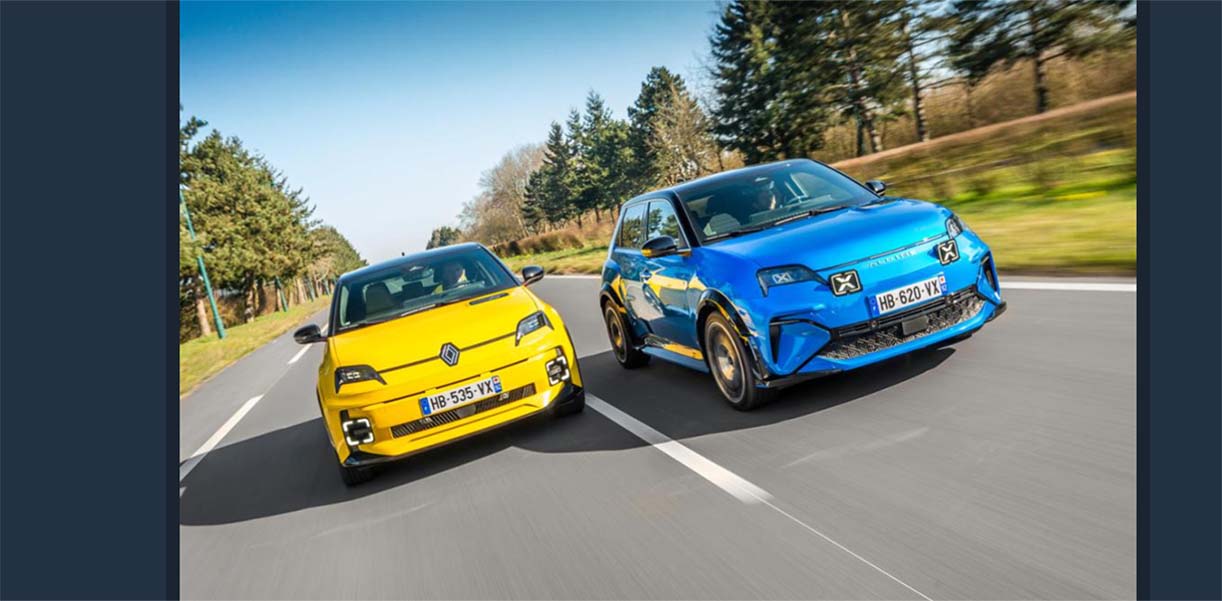 Alpine A290 versus Renault 5: dochter verslaat moeder AlpineA290Renault5ETechTest