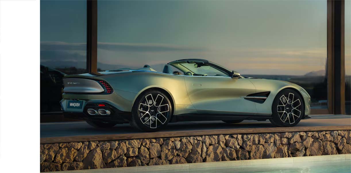 Aston Martin presenteert de krachtigste cabriolet uit haar geschiedenis AstonMartinVanquishVolante