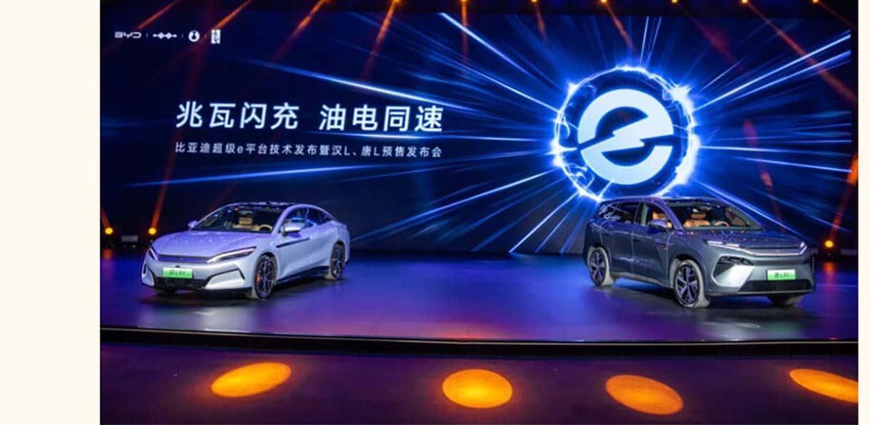 BYD lanceert extra snelle laadpaal BYDHanLevTangLev