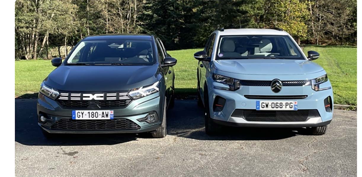 Citroën C3 en Dacia Sandero vechten om Europese troon CitroënC3DaciaSandero
