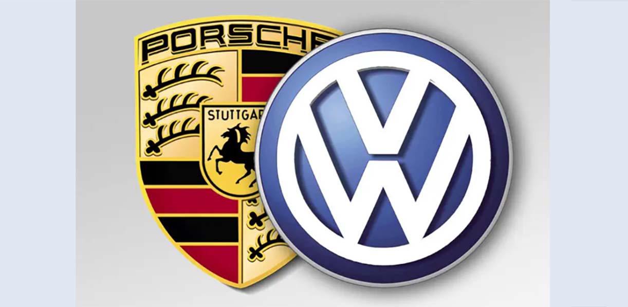 Familie achter Porsche en Volkswagen willen elders investeren PorscheVolkswagenLogo