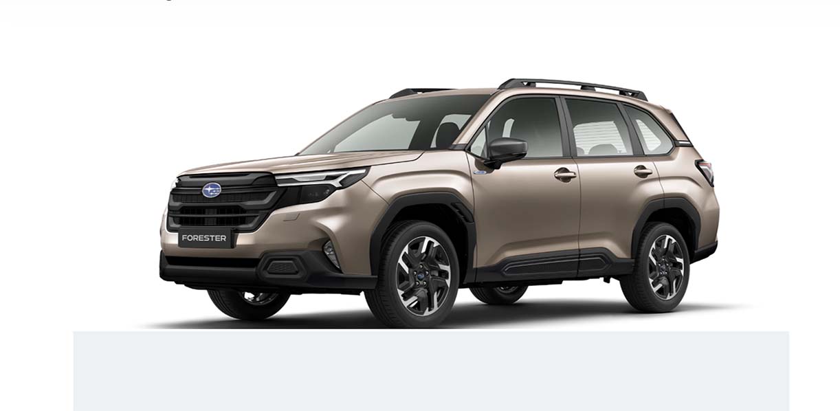 SubaruForesterWitteAchtergrond