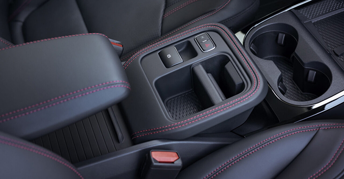 Preproduction model with optional equipment and extra cost color option shown.