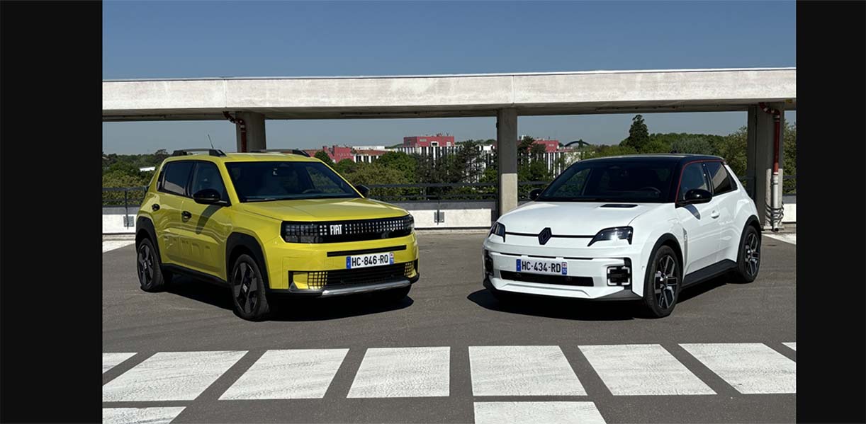 Eén gedachte, twee zielen: Fiat Grande Panda versus Renault 5 E-Tech FiatGrandePandaRenault5EtechTest