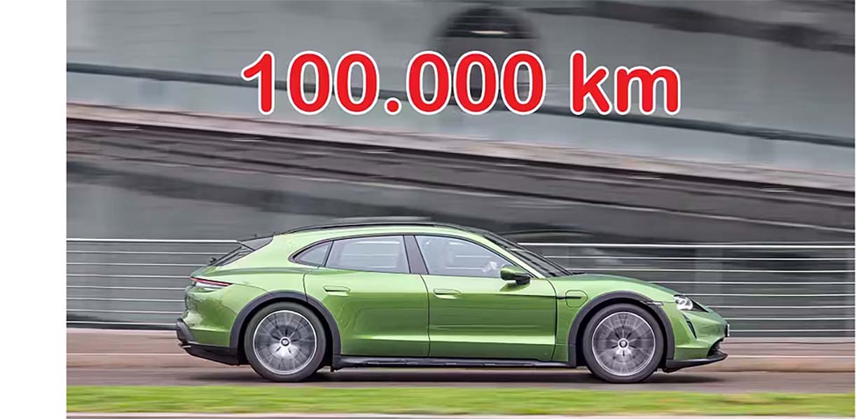 Porsche Taycan stelt teleur in duurtest PorscheTaycanDuurtest