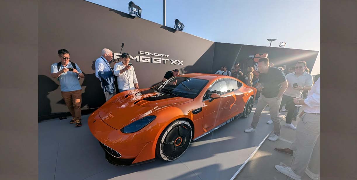 Razendsnelle elektrische hypersedan van Mercedes: AMG GT XX MercedesAMGconceptGTxx