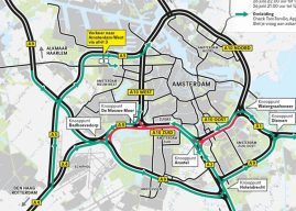 Nog meer verkeersoverlast: A10-Zuid en -Oost komende 16 dagen dicht