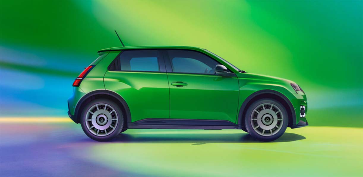 Renault 5 E-Tech nu ook als Comfort Range Evolution Renault5EtechGroen
