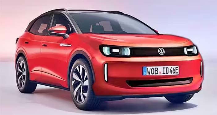 VolkswagenID4faceliftComputertekening