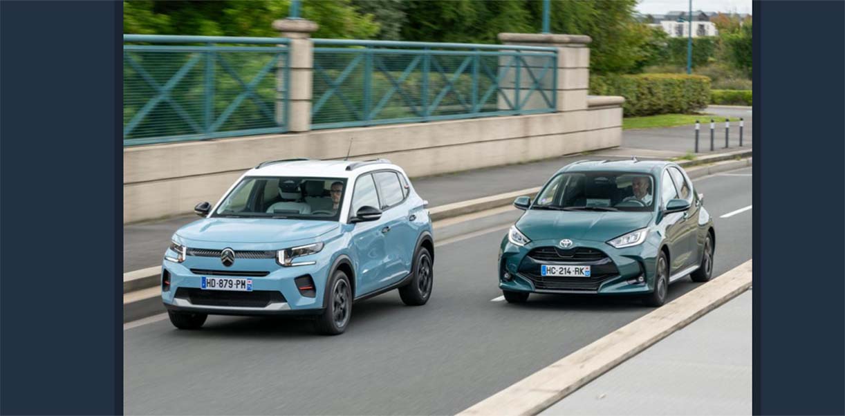 Vergelijkingstest: Citroën C3 Hybrid daagt de Toyota Yaris Hybrid uit CitroënC3ToyotaYarisDuel