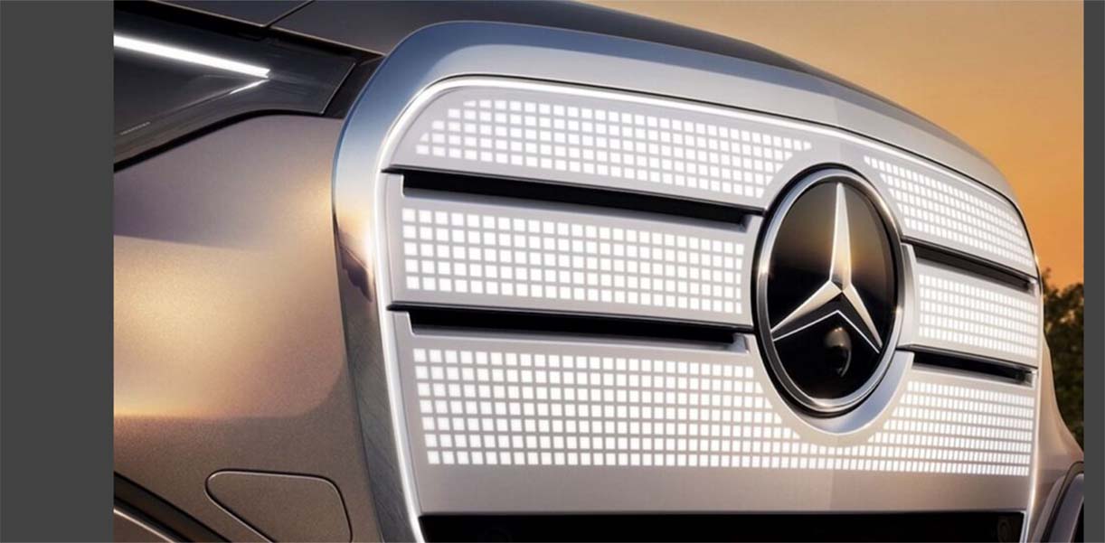 Nieuw gezicht voor elektrische Mercedes GLC MercedesBenzGLCteaser