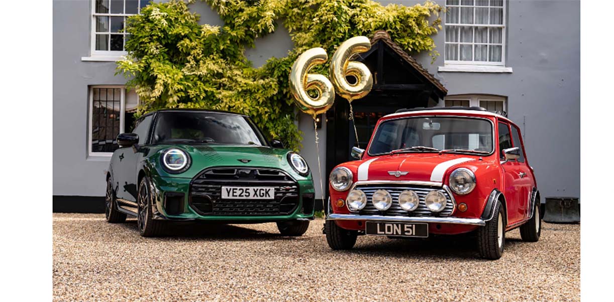 Mini bestaat 66 jaar Mini66jaar