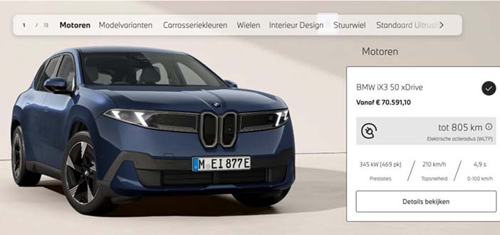 BMWiX3nieuwPrijs2