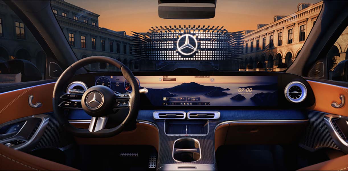 Dit is het interieur van de nieuwe elektrische Mercedes-Benz GLC MercedesBenzGLCinterieur
