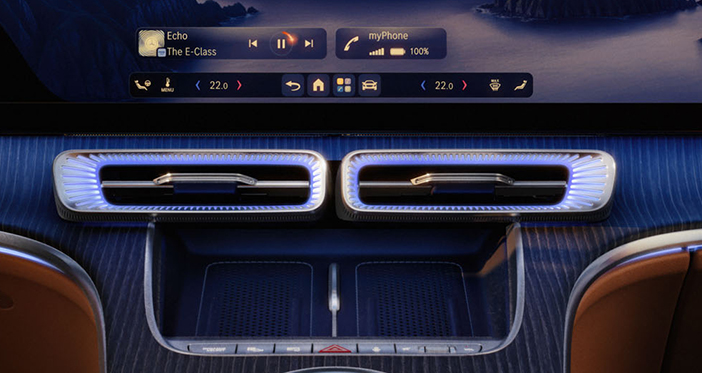 Der neue elektrische GLC: Ein intuitives Innenraumerlebnis, das sich wie zu Hause anfühlt – powered by MB.OS Inside the all new electric GLC: An exceptional experience, powered by MB.OS, that feels just like home