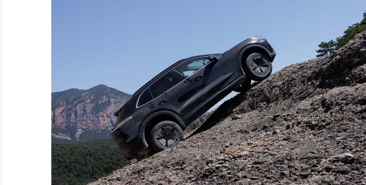 Testen nieuwe Porsche Cayenne zorgt voor fraaie beelden