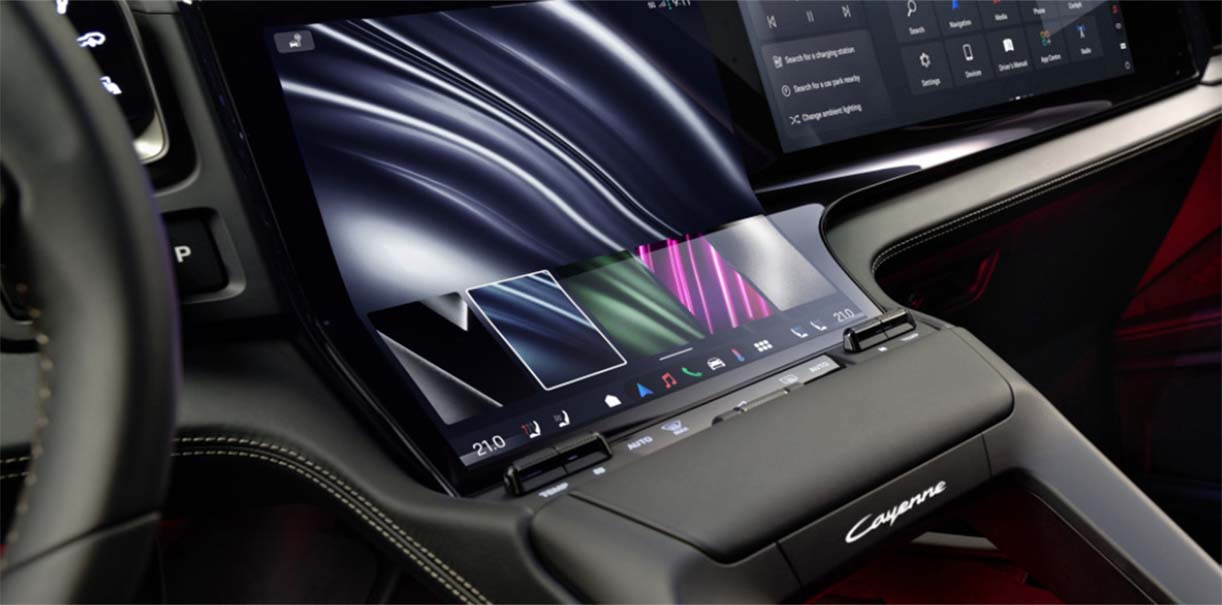 Nieuwe Cayenne krijgt Porsche interieur van de toekomst