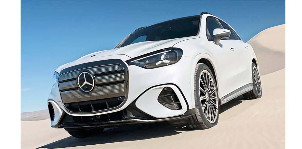 Test prototype nieuwe Mercedes GLC met EQ-technologie
