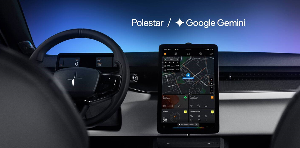 Polestar brengt Google Gemini naar alle modellen