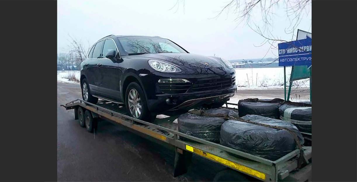 Porsche-pech in Rusland