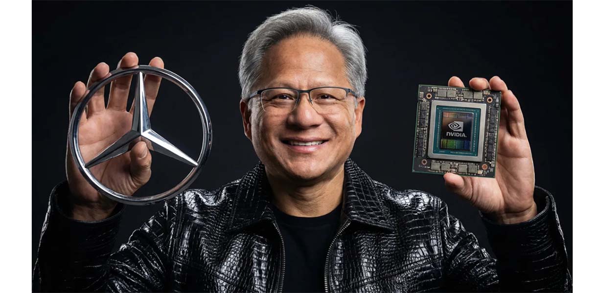 Dankzij Nvidia wordt jouw volgende Mercedes wordt gewoon een app op wielen