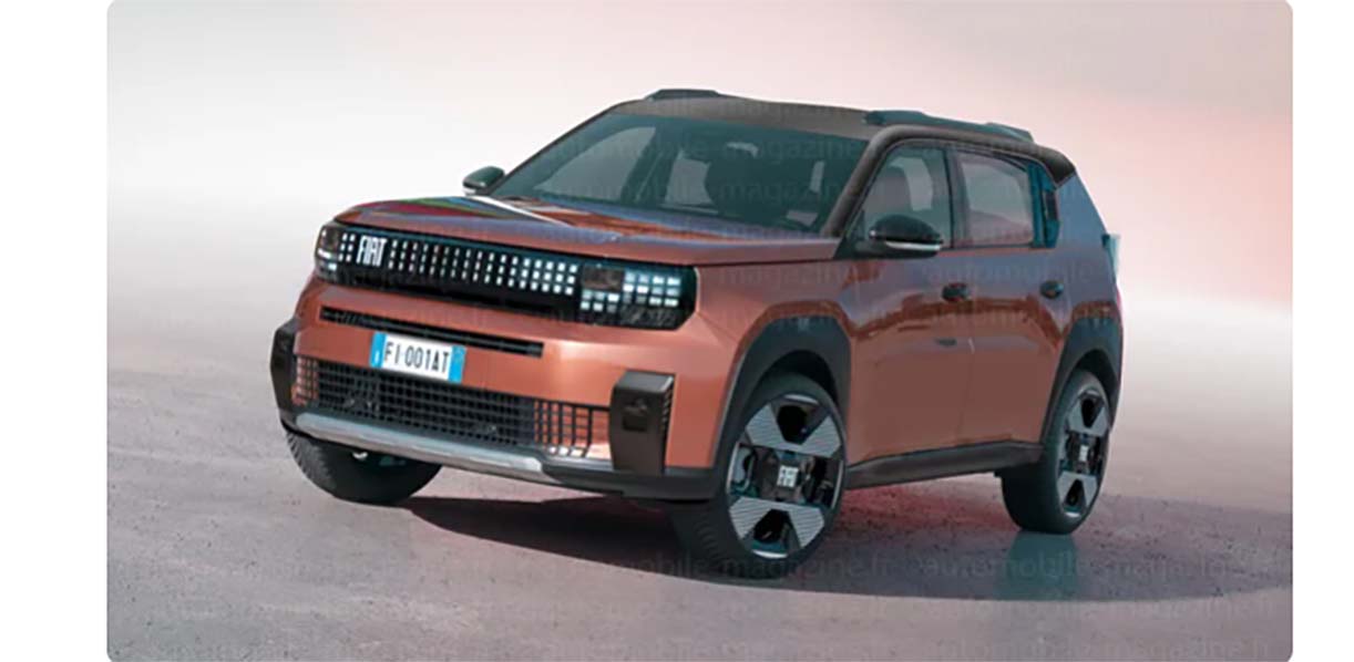 Fiat Grizzly: de opvolger van de Multipla opnieuw vormgegeven
