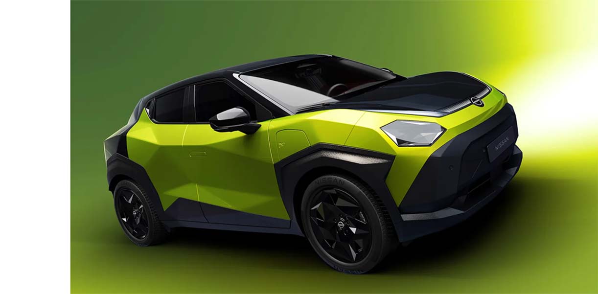 Nieuwe elektrische Nissan Juke verrast met scherp origami design