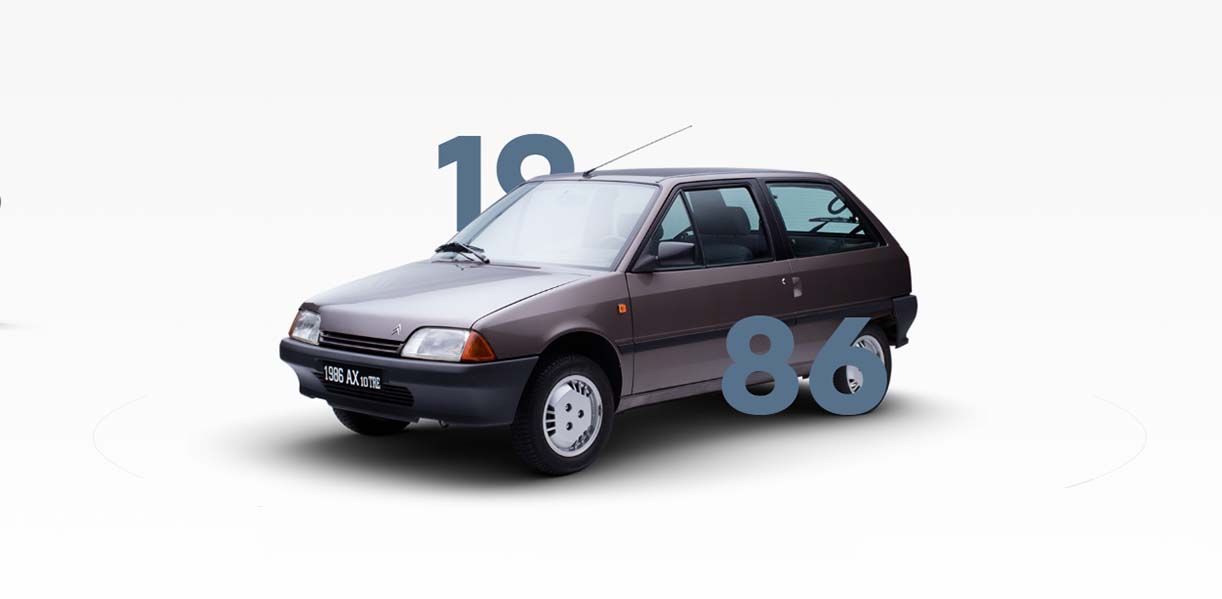 Citroën AX viert zijn 40ste verjaardag