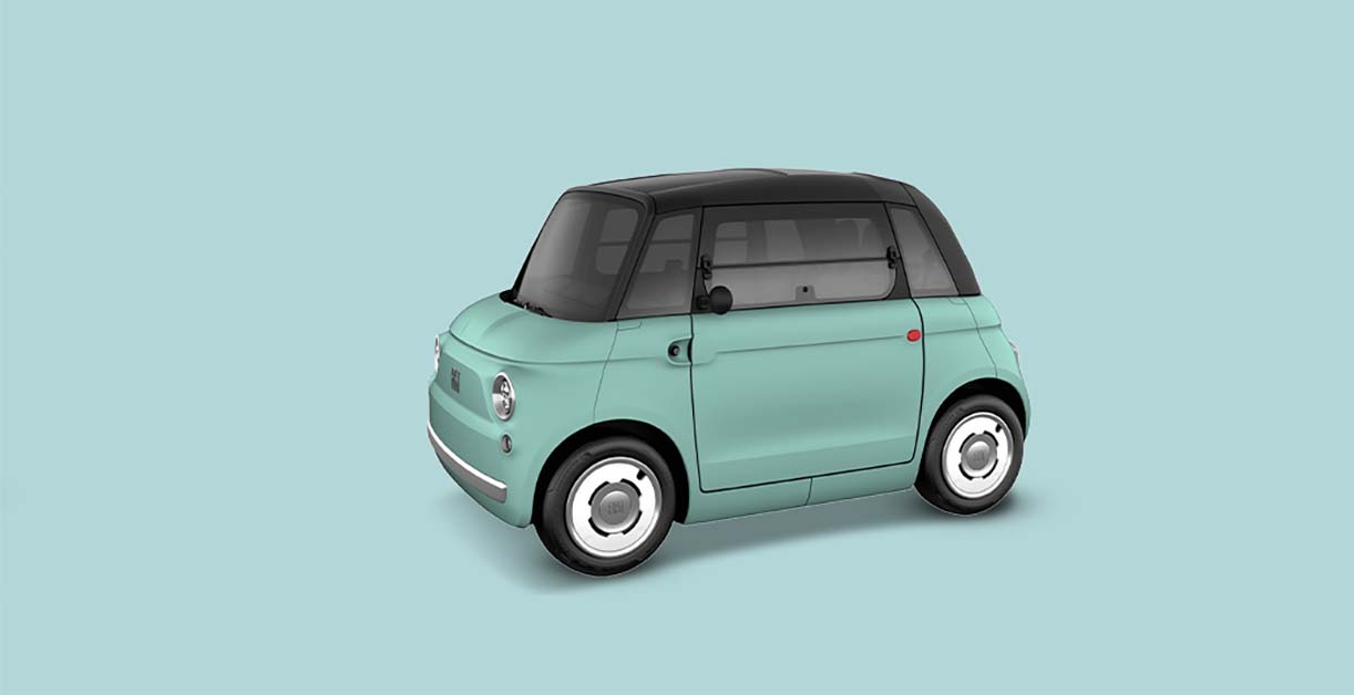 Albert Heijn parkeert Fiat Topolino in het actie-schap