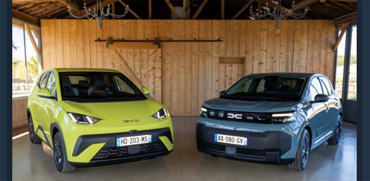 Nieuwe Dacia Spring daagt de BYD Dolphin Surf uit