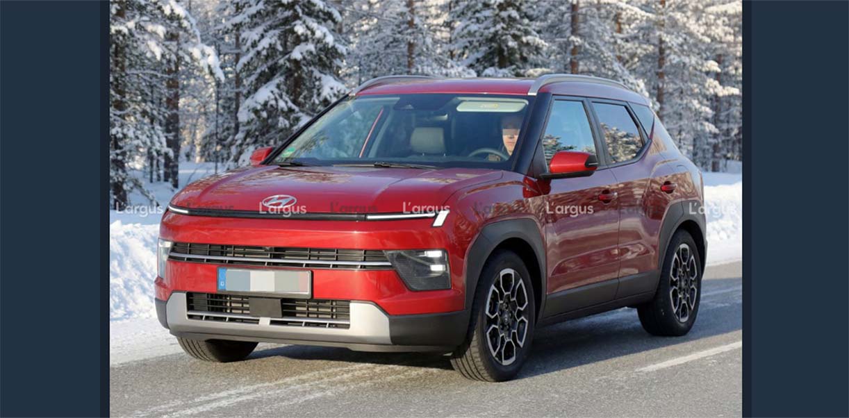 Nieuwe Hyundai Bayon betrapt