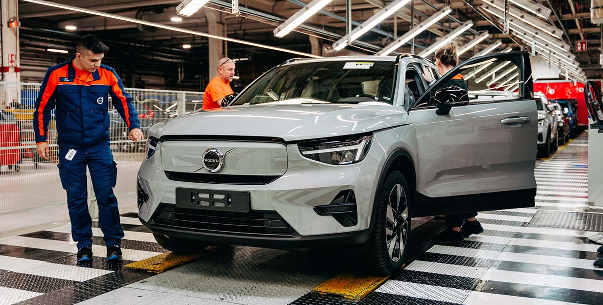 Volvo houdt productie EX40 en EC40 in Gent