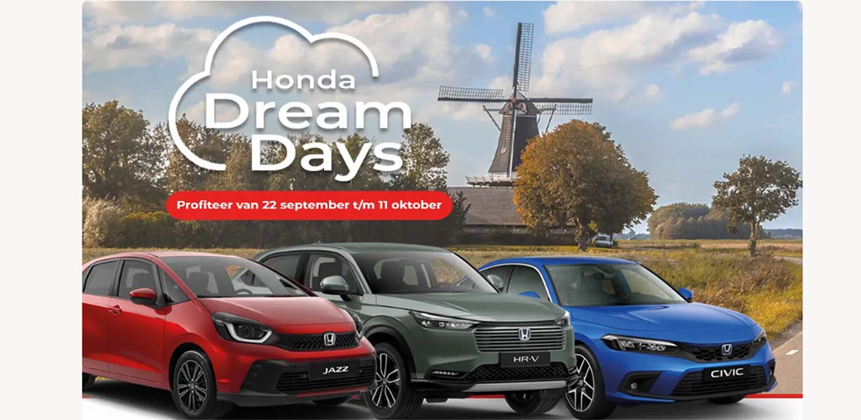 De Honda Dream Days zijn er weer!